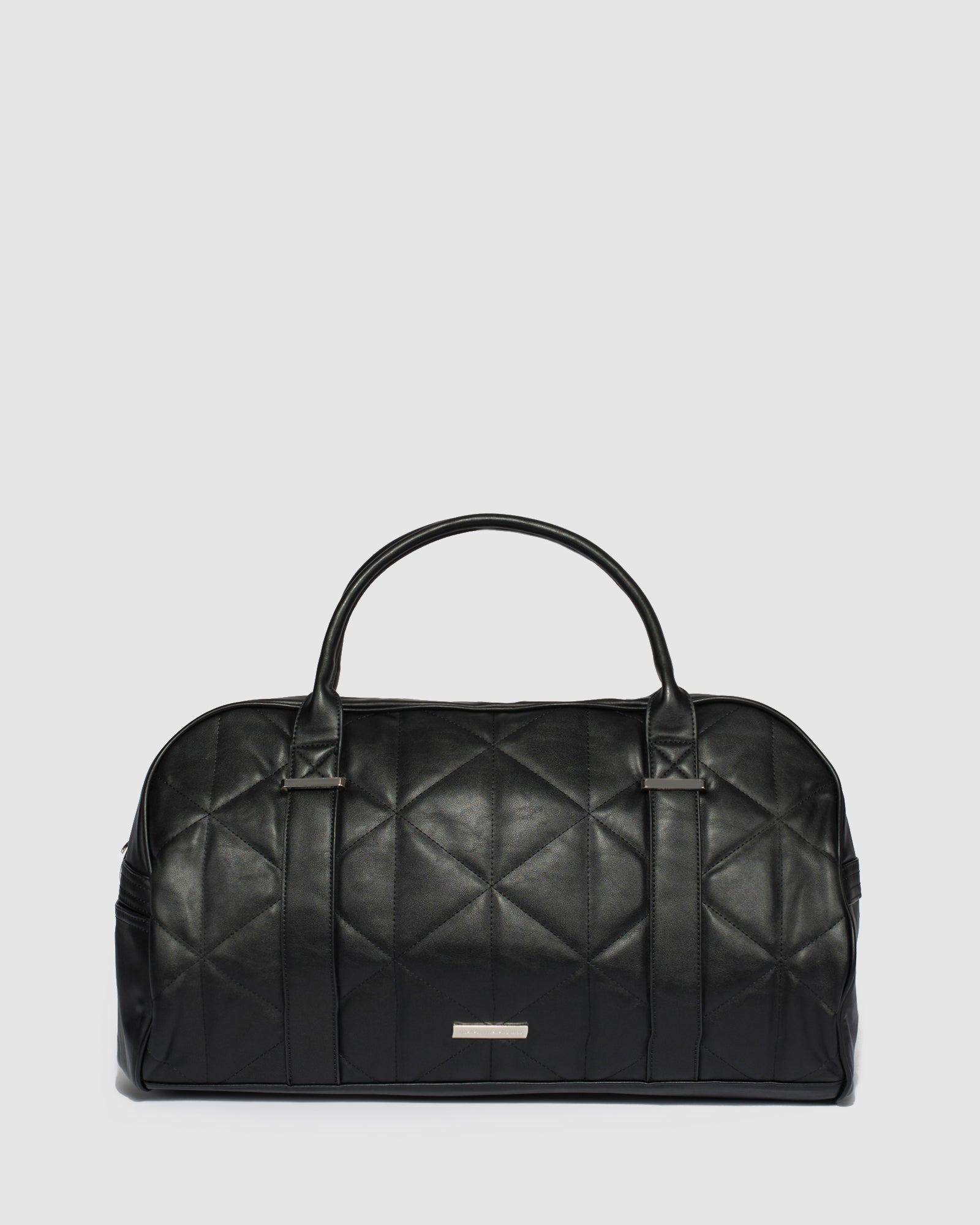 Black Quilted Weekender Bag Online Colette Hayman colette by