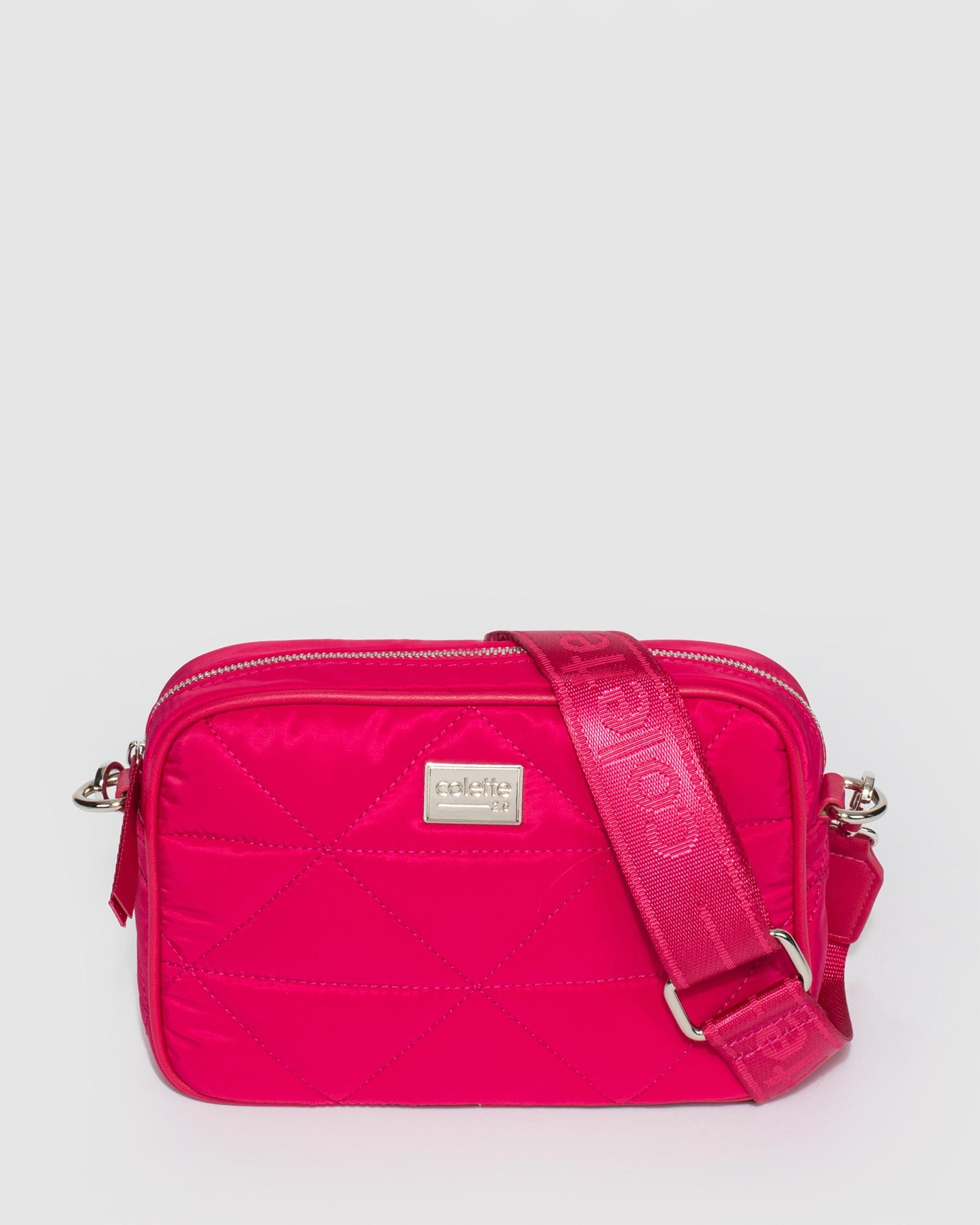 Pink sport store crossbody bag