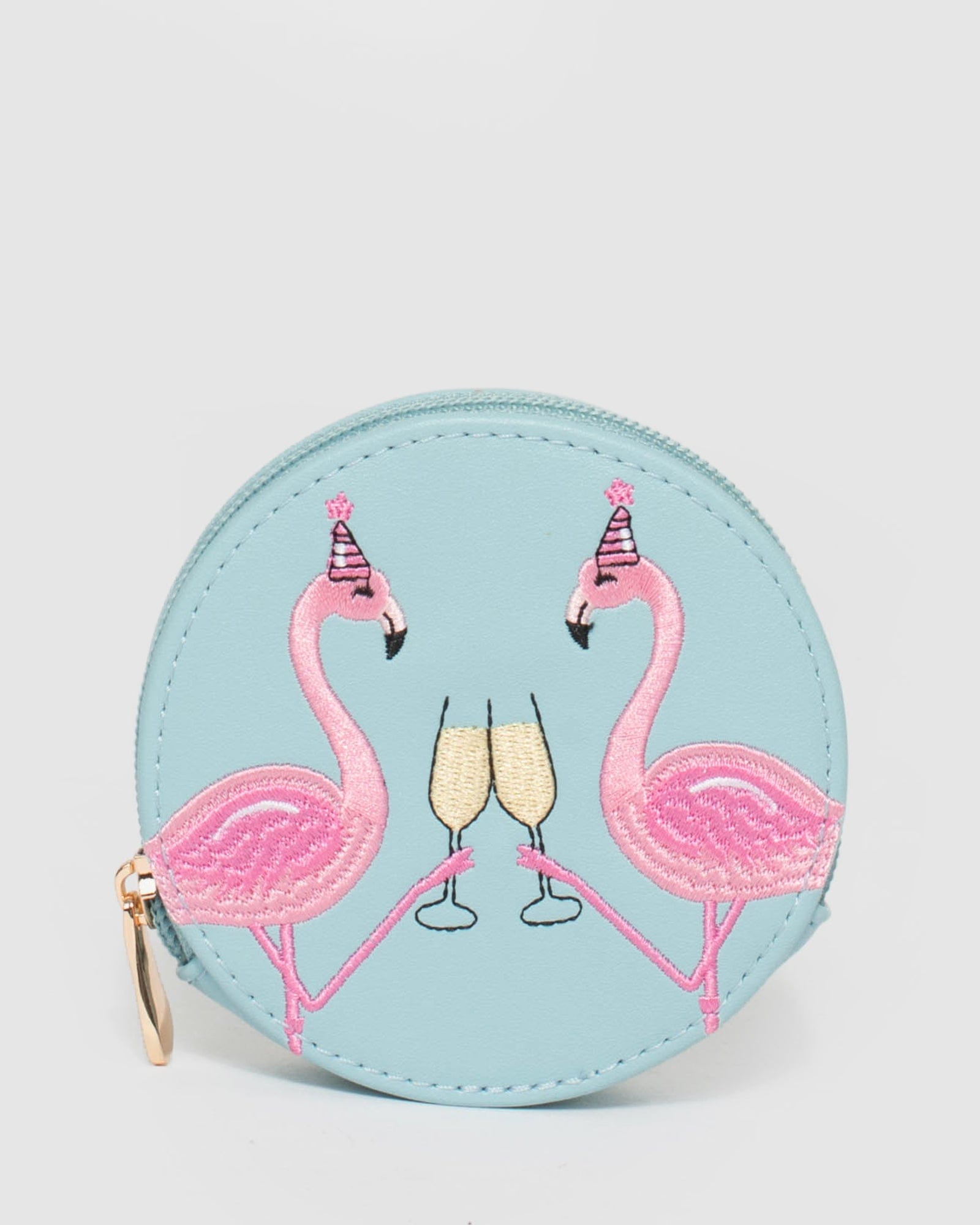 Kate spade flamingo hot sale coin purse