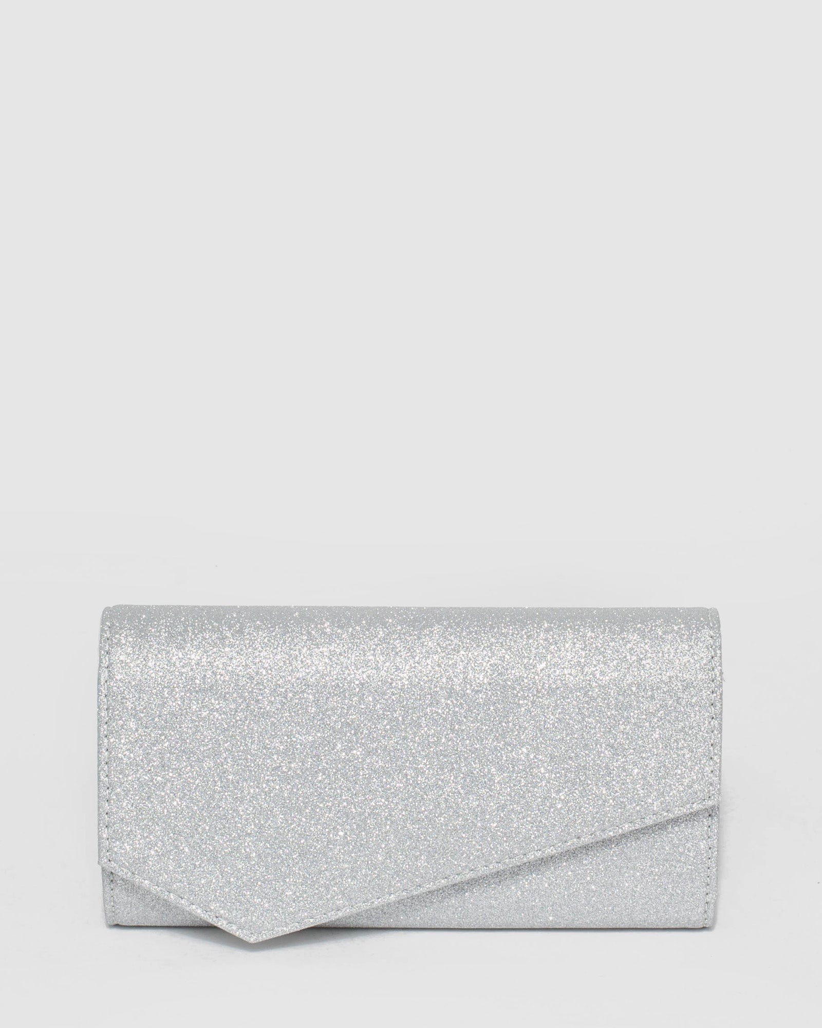 Silver Jordan Clutch Bag