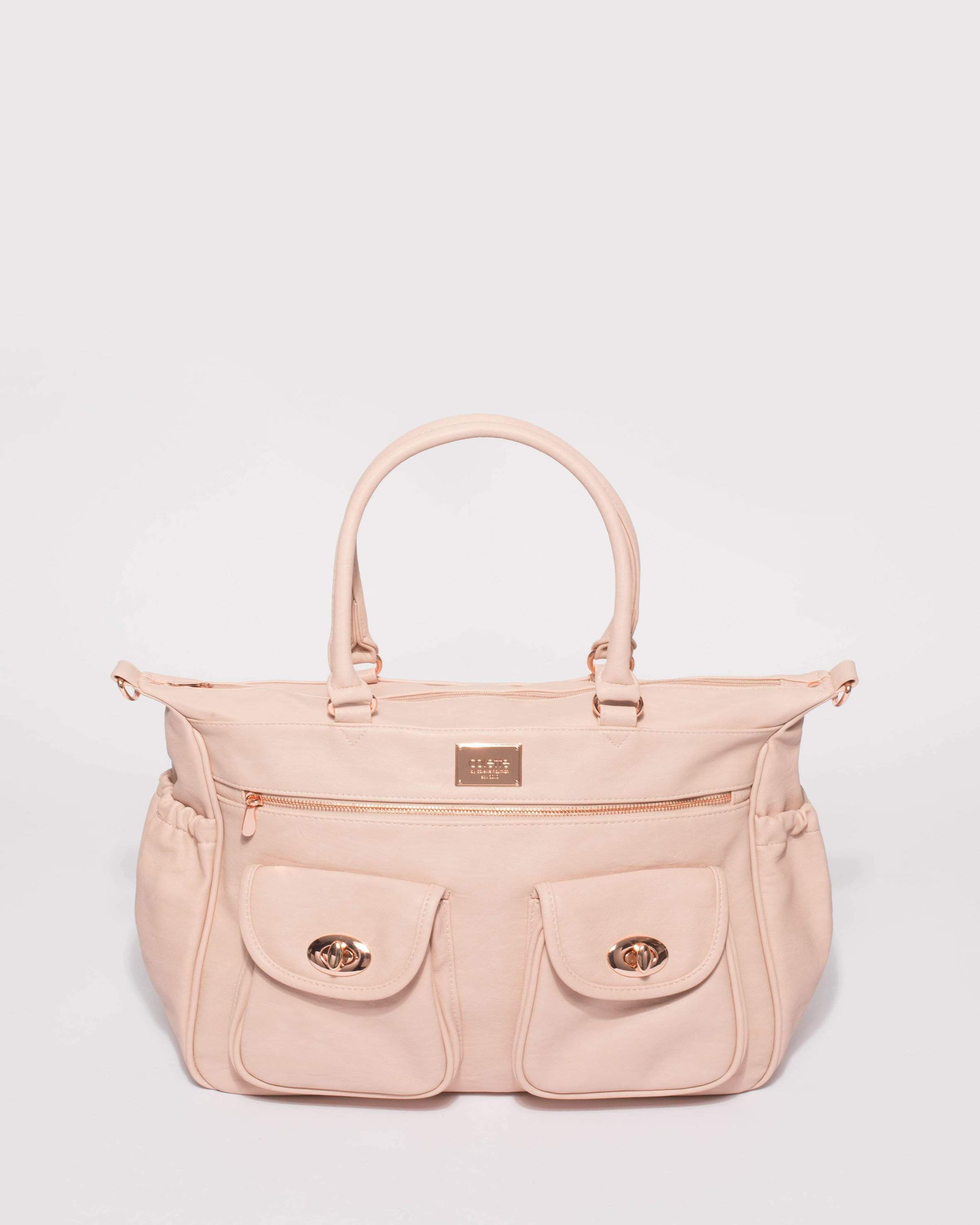 Pink Smooth Baby Travel Bag colette by colette hayman