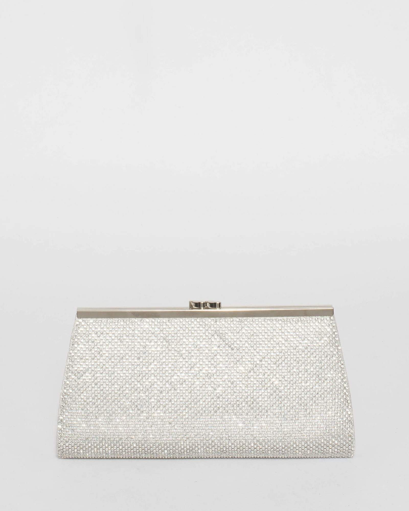 Debenhams grey hot sale clutch bag