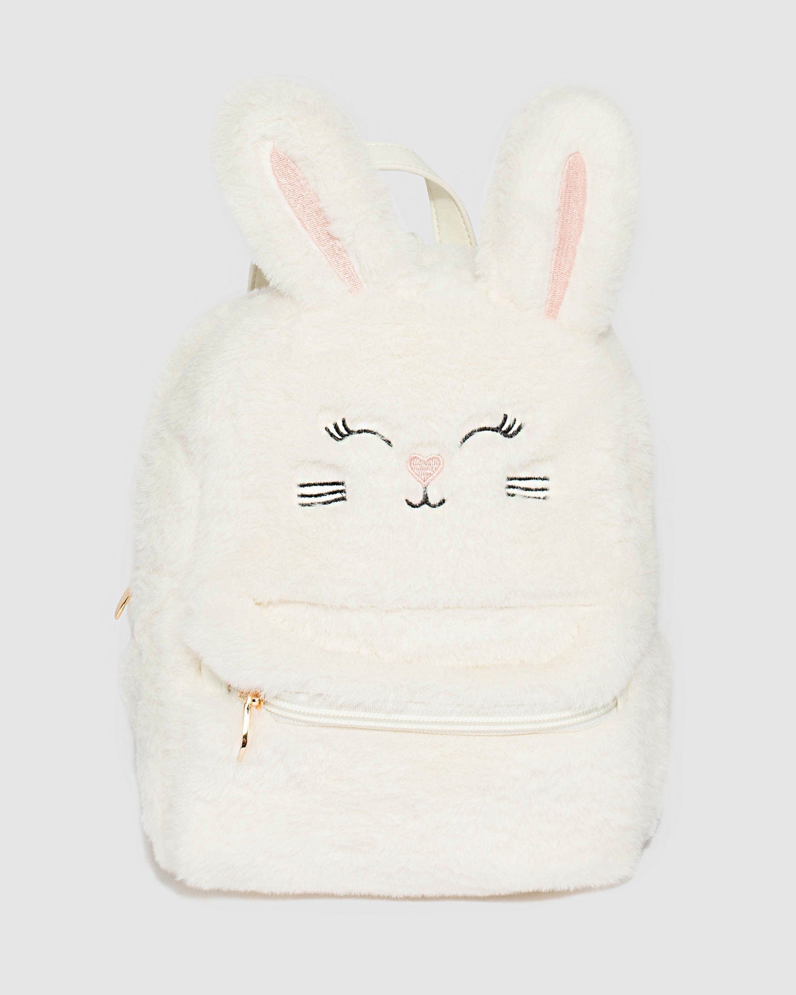 White deals fluffy backpack