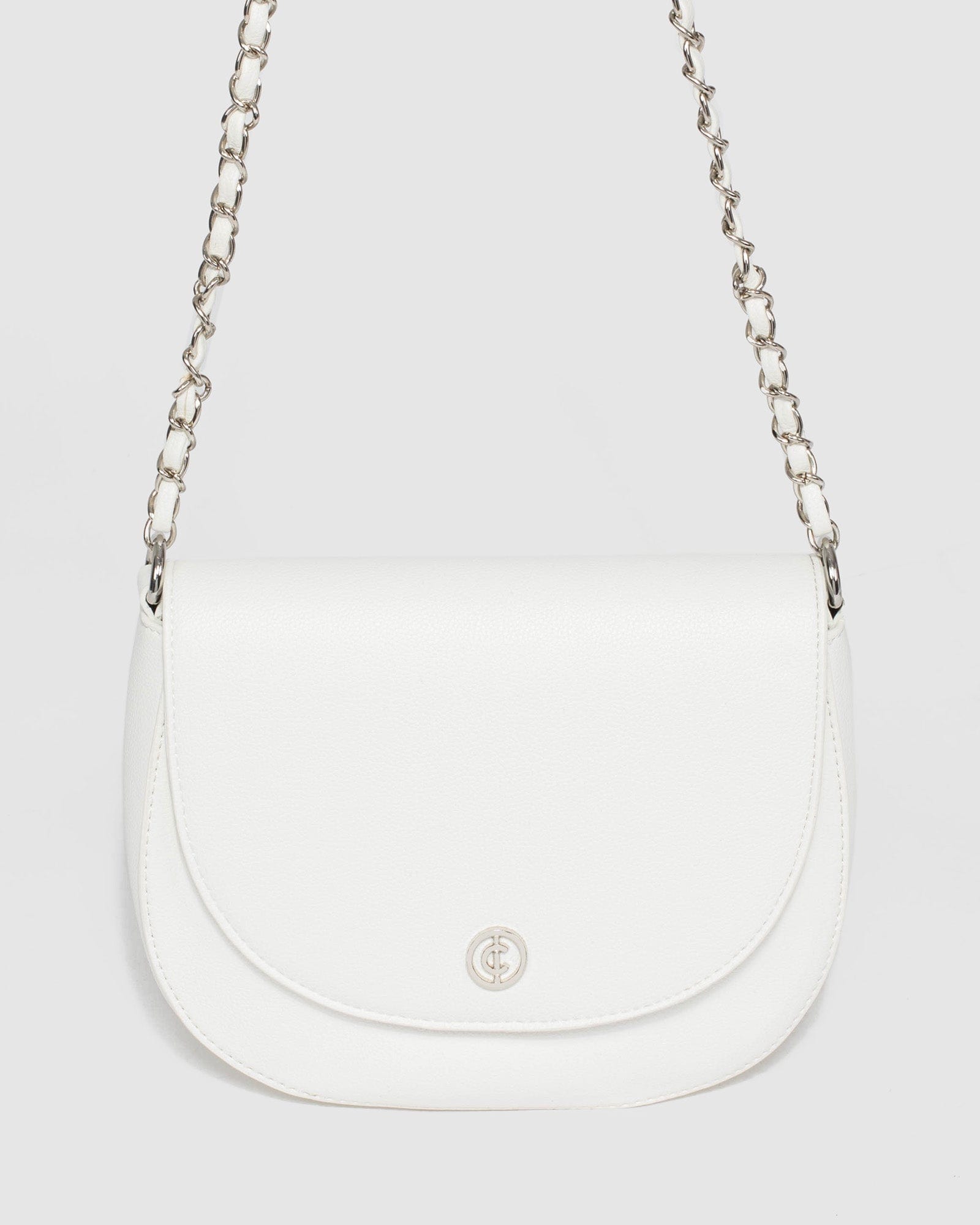 White Sadie Saddle Bag colette by colette hayman