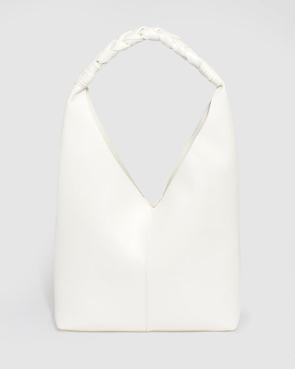 White Ophelia Slouch Bag