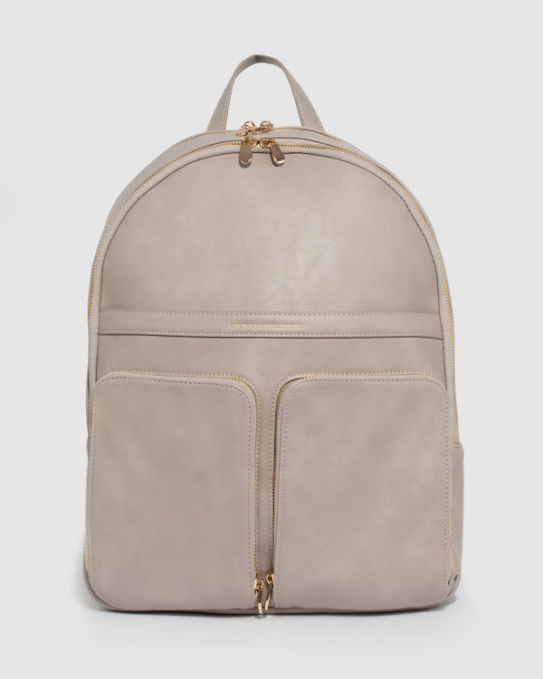 Taupe Ria Tech Bag Backpack