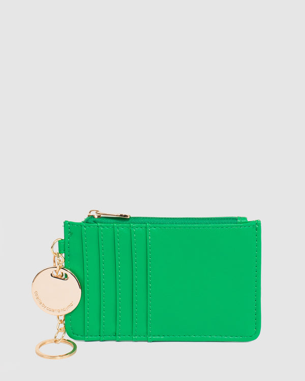 Green Ali Tag Card Holder