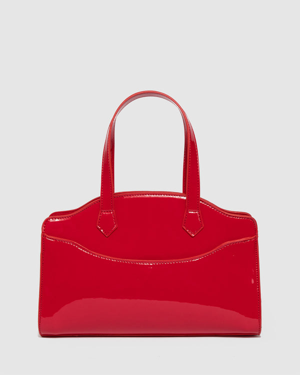 Red Lila Medium Tote Bag