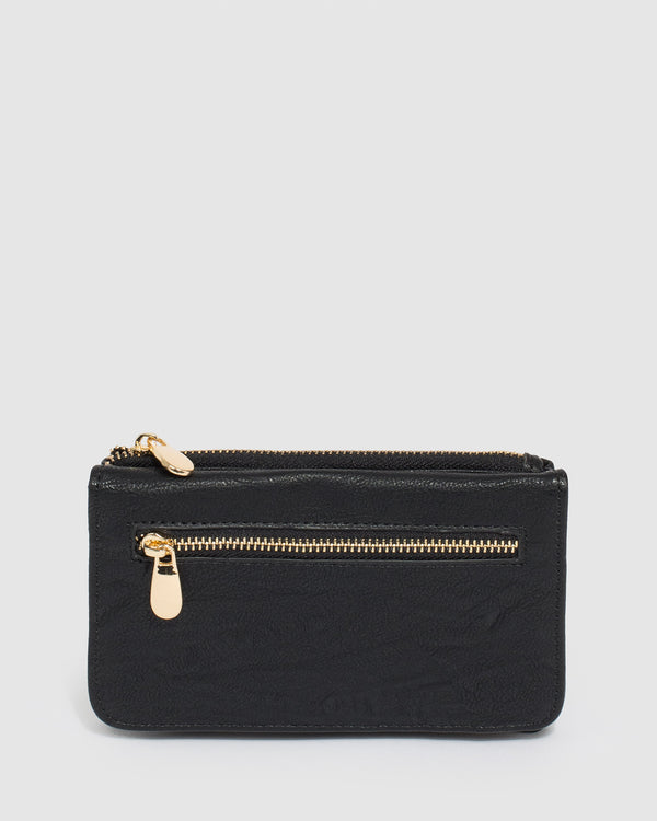 Black Victoria Mini Wallet