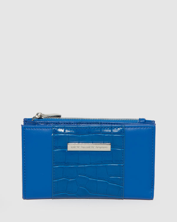 Blue Sia Panel Wallet