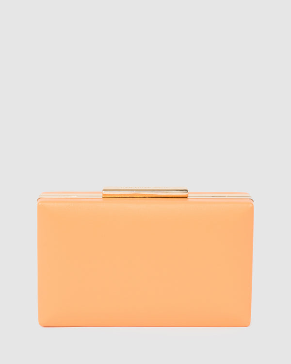 Orange Jaimi Clutch Bag