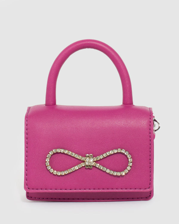 Pink Isabella Bow Mini Bag