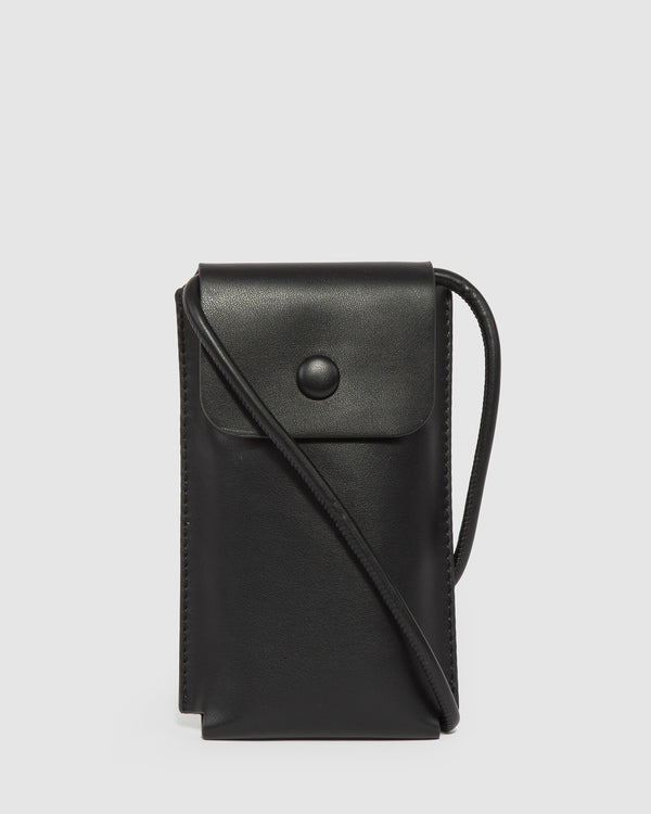 Black Layla Phone Crossbody Bag