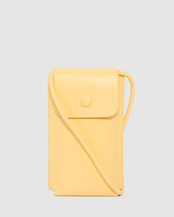 Yellow Layla Phone Crossbody Bag