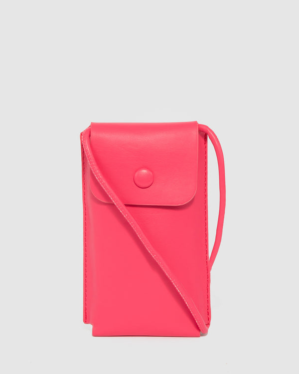 Pink Layla Phone Crossbody Bag