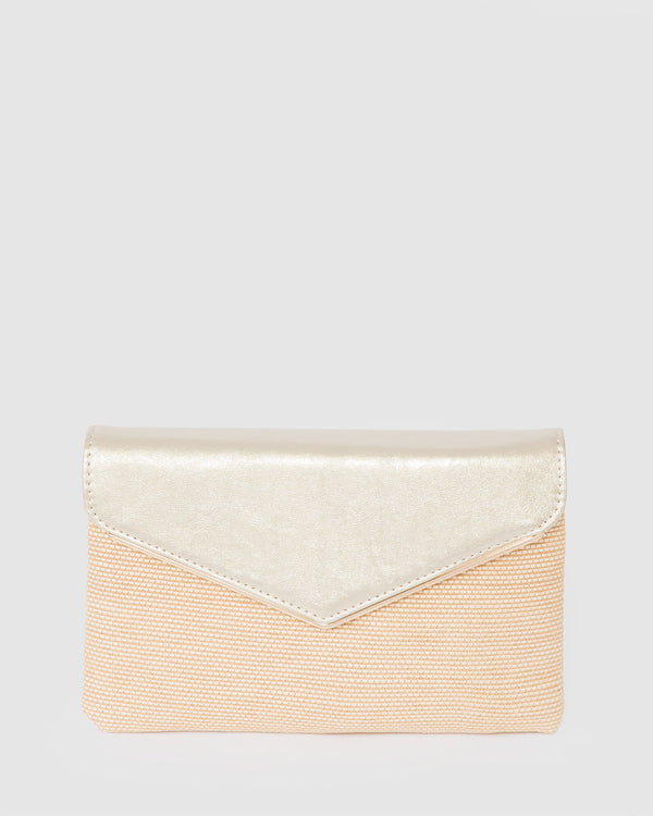 Natural Samantha Clutch Bag