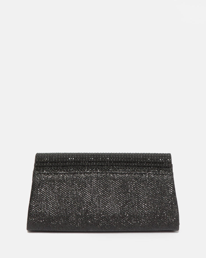 Colette by Colette Hayman Black Ashton Sparkle Clutch Bag