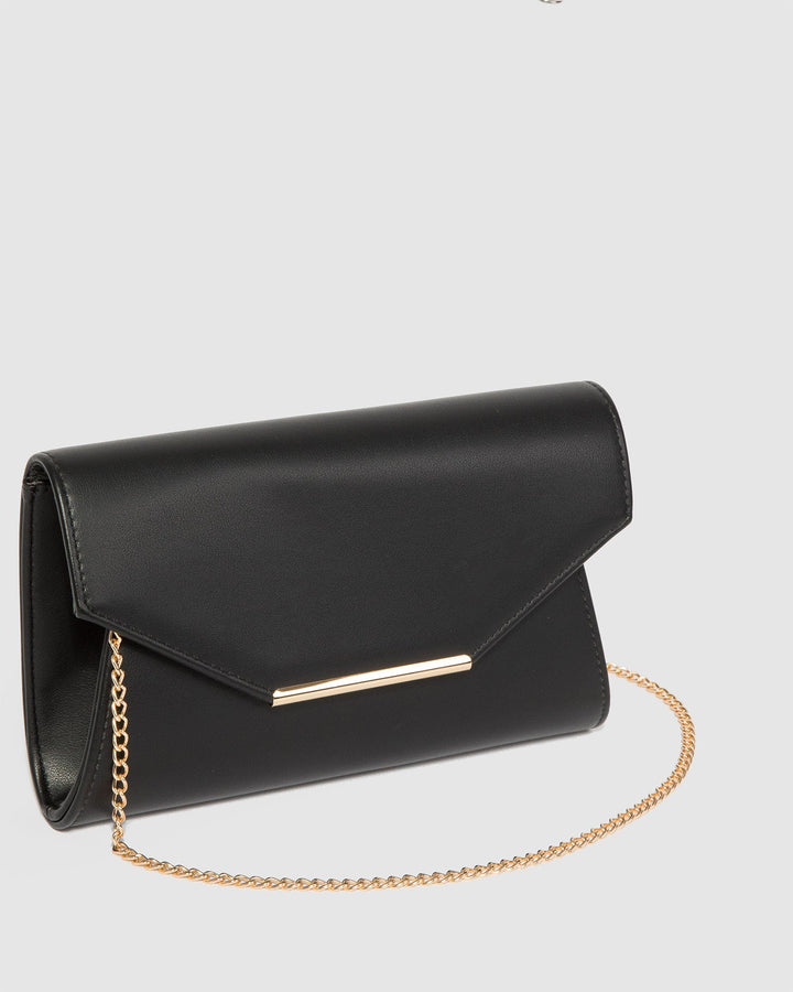 Colette by Colette Hayman Black Brianna Eve Clutch Bag