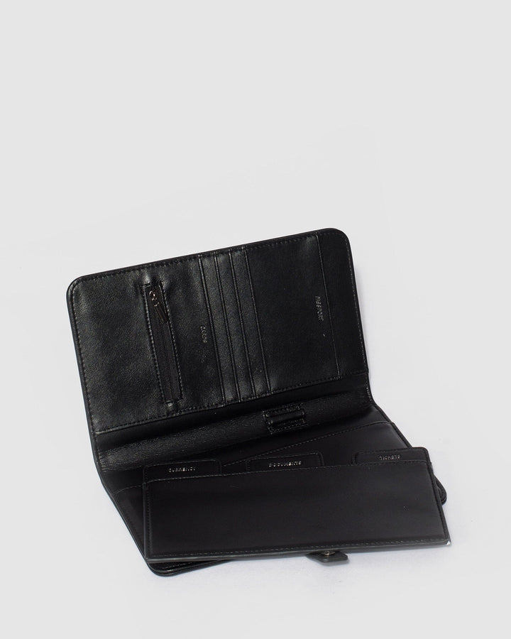 Colette by Colette Hayman Black Classic Travel Wallet