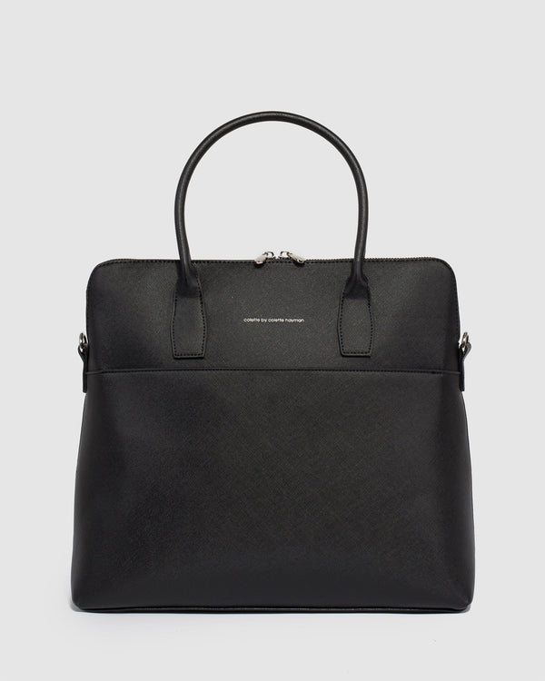 Colette by Colette Hayman Black Dominique Laptop Bag