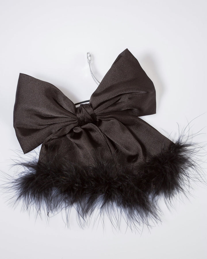 Colette by Colette Hayman Black Feather Detail Hair Bow