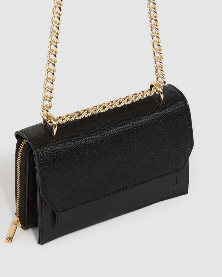 Colette by Colette Hayman Black Harper Chain Crossbody Bag