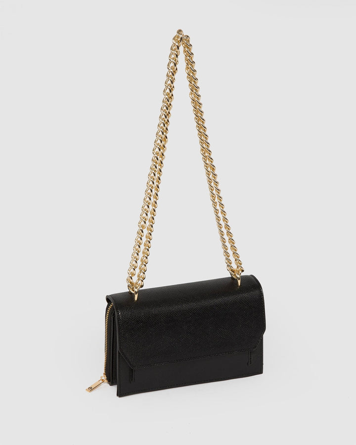 Colette by Colette Hayman Black Harper Chain Crossbody Bag