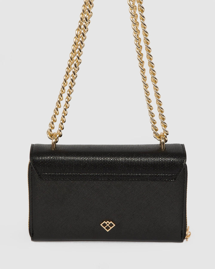 Colette by Colette Hayman Black Harper Chain Crossbody Bag