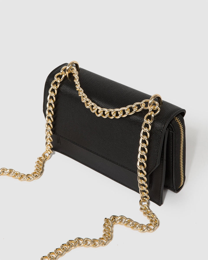 Colette by Colette Hayman Black Harper Chain Crossbody Bag