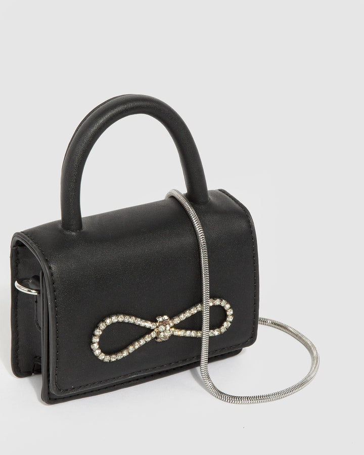 Colette by Colette Hayman Black Isabella Bow Mini Bag