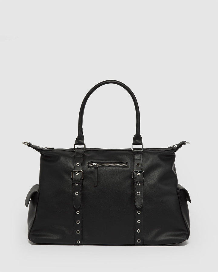 Colette by Colette Hayman Black Jojo II Pocket Weekender Bag