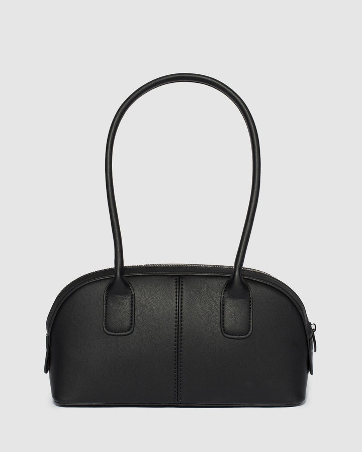 Colette by Colette Hayman Black Kenzie Stitch Bowler Bag