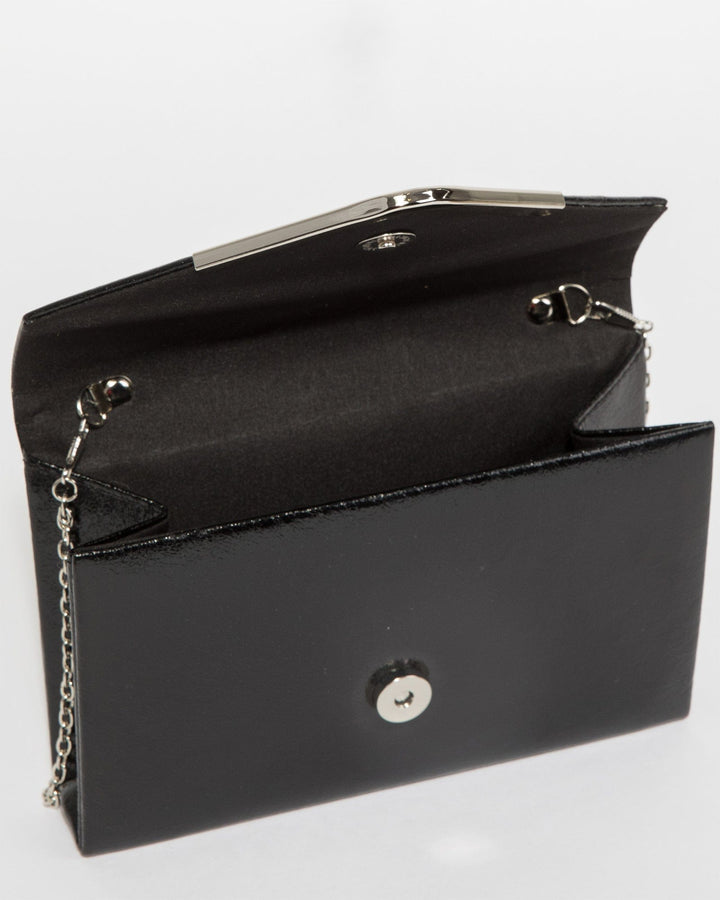 Colette by Colette Hayman Black Lila II Envelope Clutch Bag