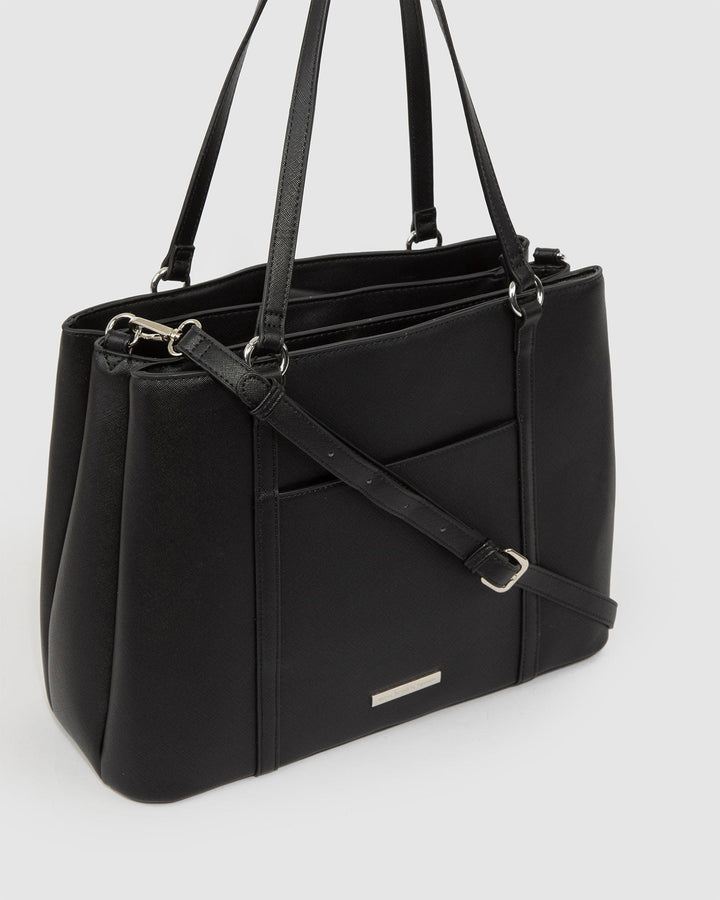 Colette by Colette Hayman Black Lucy Large Tech Tote Bag