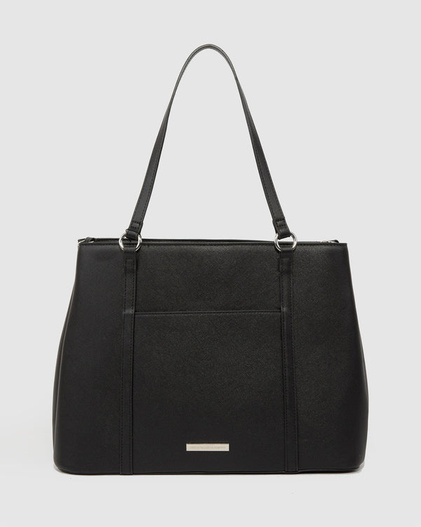 Colette by Colette Hayman Black Lucy Large Tech Tote Bag