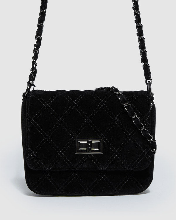 Colette by Colette Hayman Black Maria Jose Lock Crossbody Bag