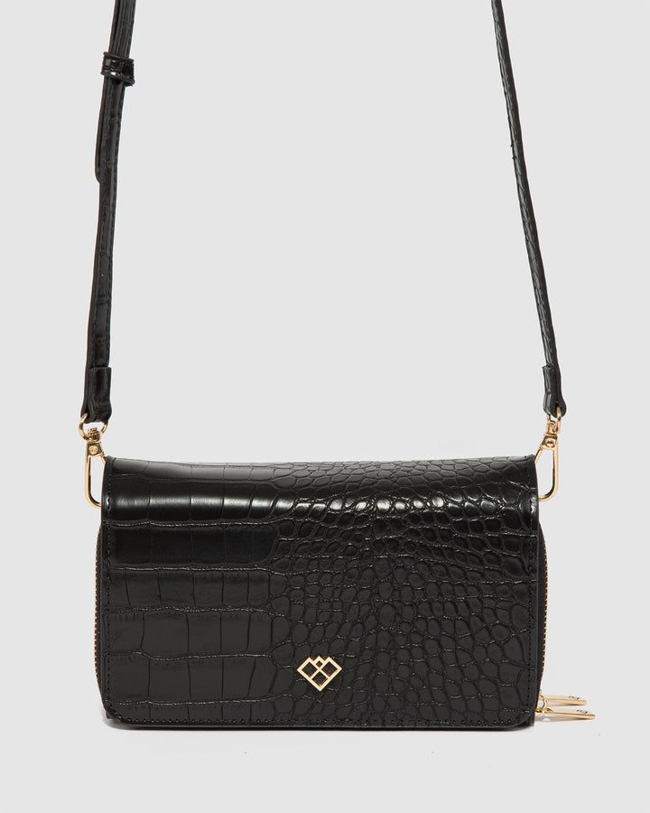 Colette by Colette Hayman Black Mia Wallet Crossbody Bag