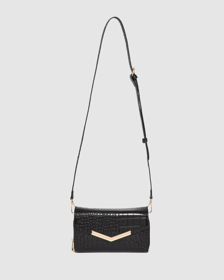 Colette by Colette Hayman Black Mia Wallet Crossbody Bag