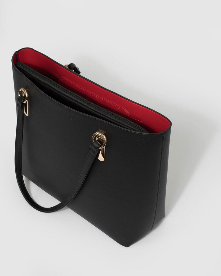 Colette by Colette Hayman Black & Red Angelina Tote Bag