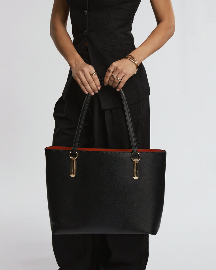 Colette by Colette Hayman Black & Red Angelina Tote Bag