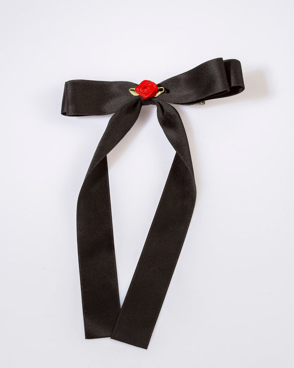 Colette by Colette Hayman Black Rosette Bow Hair Clip