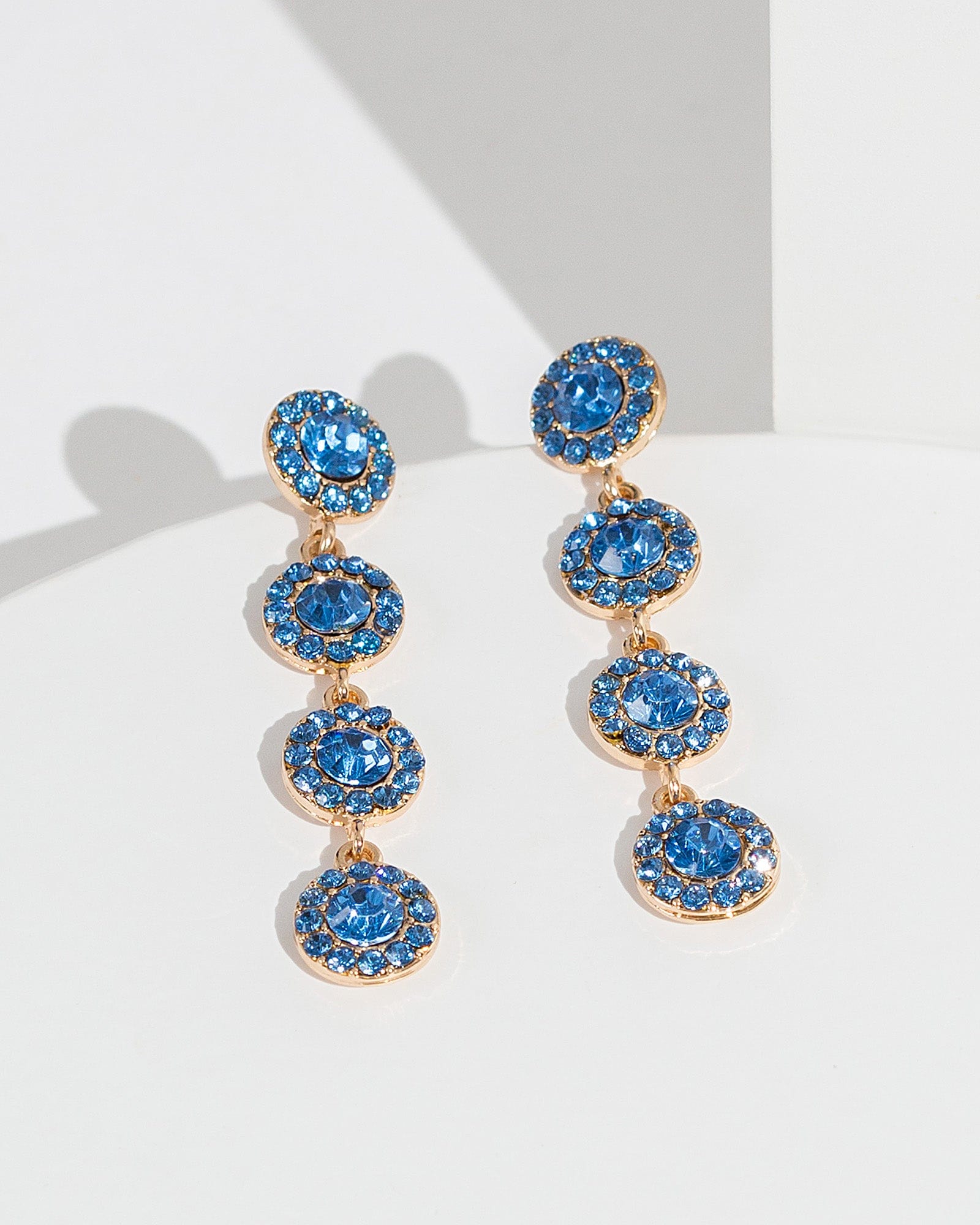 Blue earrings deals online