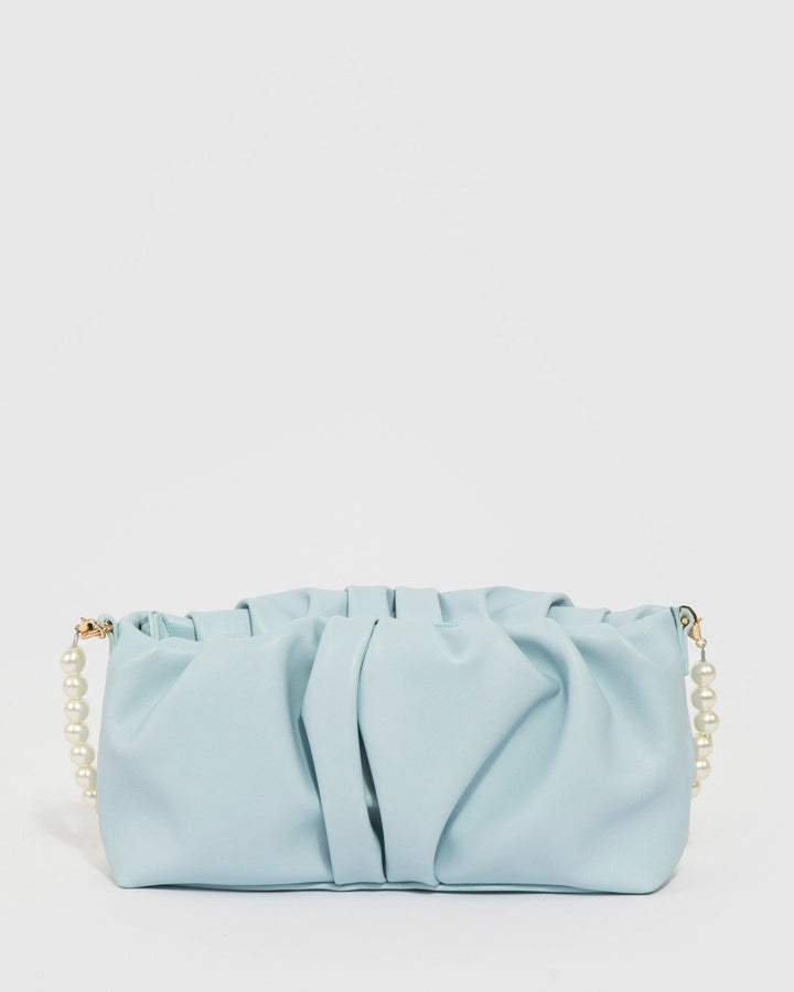 Colette by Colette Hayman Blue Lilyana Pearl Shoulder Bag