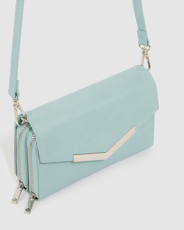 Colette by Colette Hayman Blue Mia Wallet Crossbody Bag