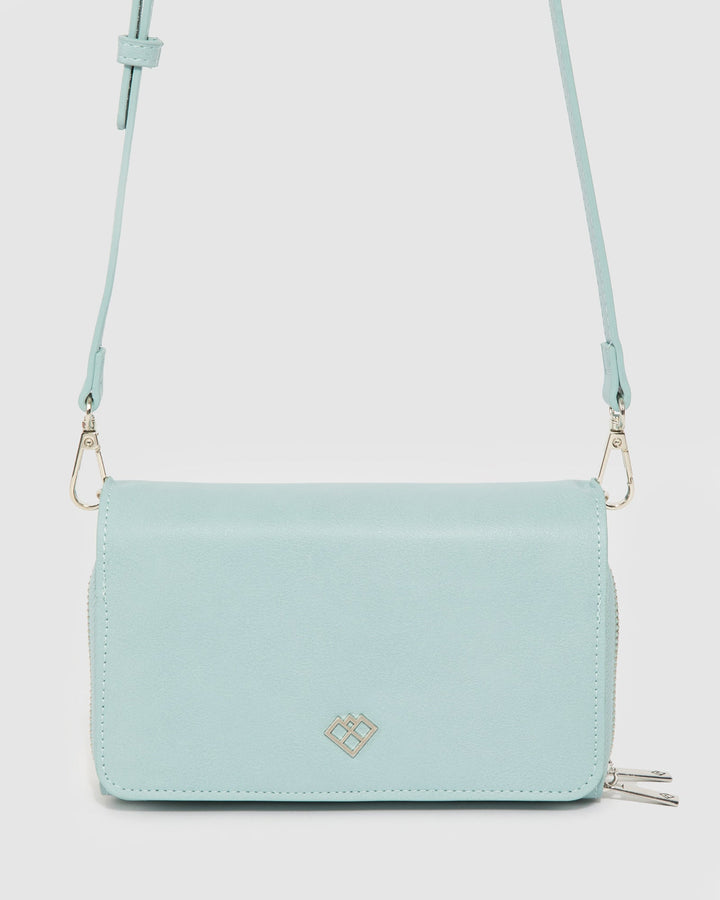 Colette by Colette Hayman Blue Mia Wallet Crossbody Bag