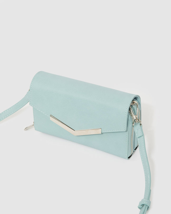 Colette by Colette Hayman Blue Mia Wallet Crossbody Bag