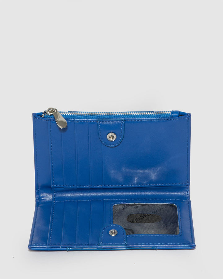 Colette by Colette Hayman Blue Sia Panel Wallet