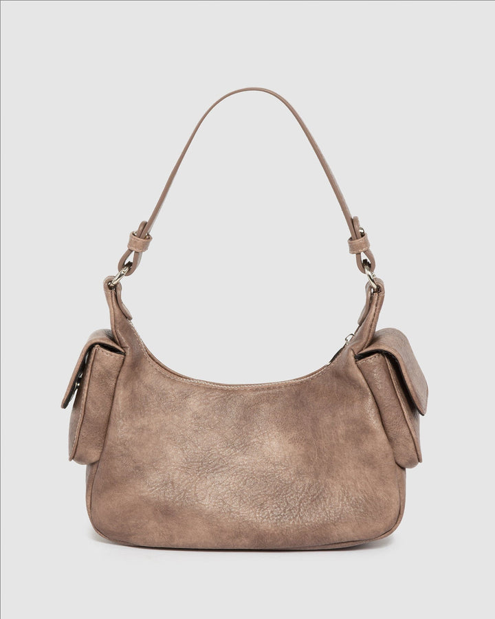 Colette by Colette Hayman Brown Delilah Pocket Shoulder Bag