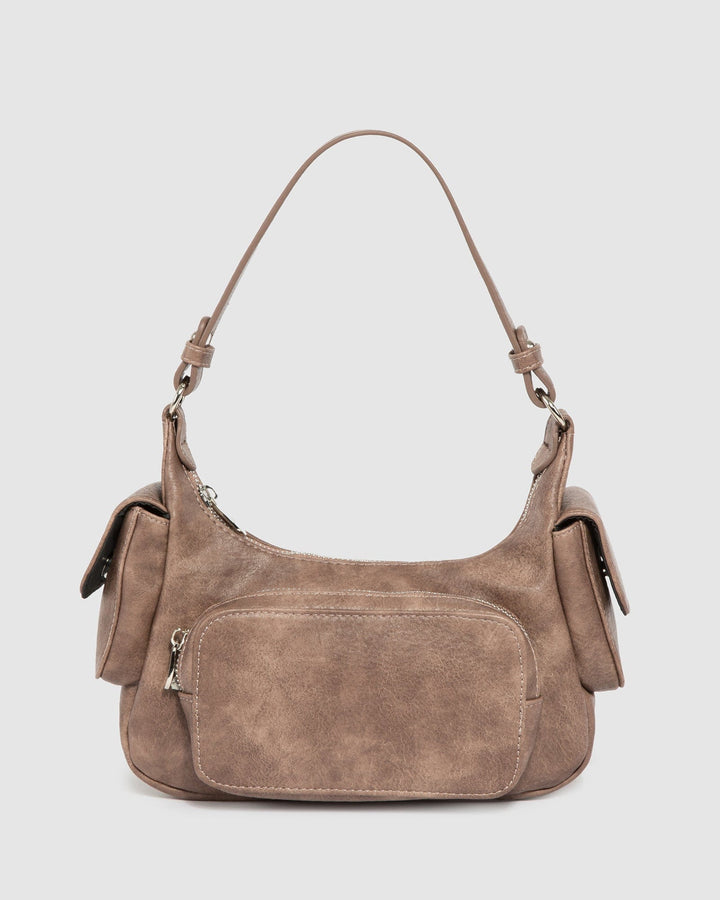 Colette by Colette Hayman Brown Delilah Pocket Shoulder Bag