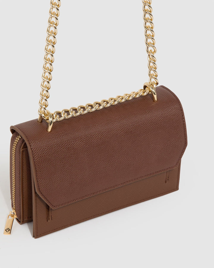 Colette by Colette Hayman Brown Harper Chain Crossbody Bag